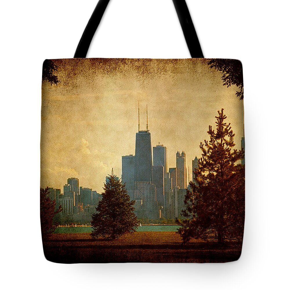 Lake Tote Bag featuring the photograph Fall in the City by Milena Ilieva
