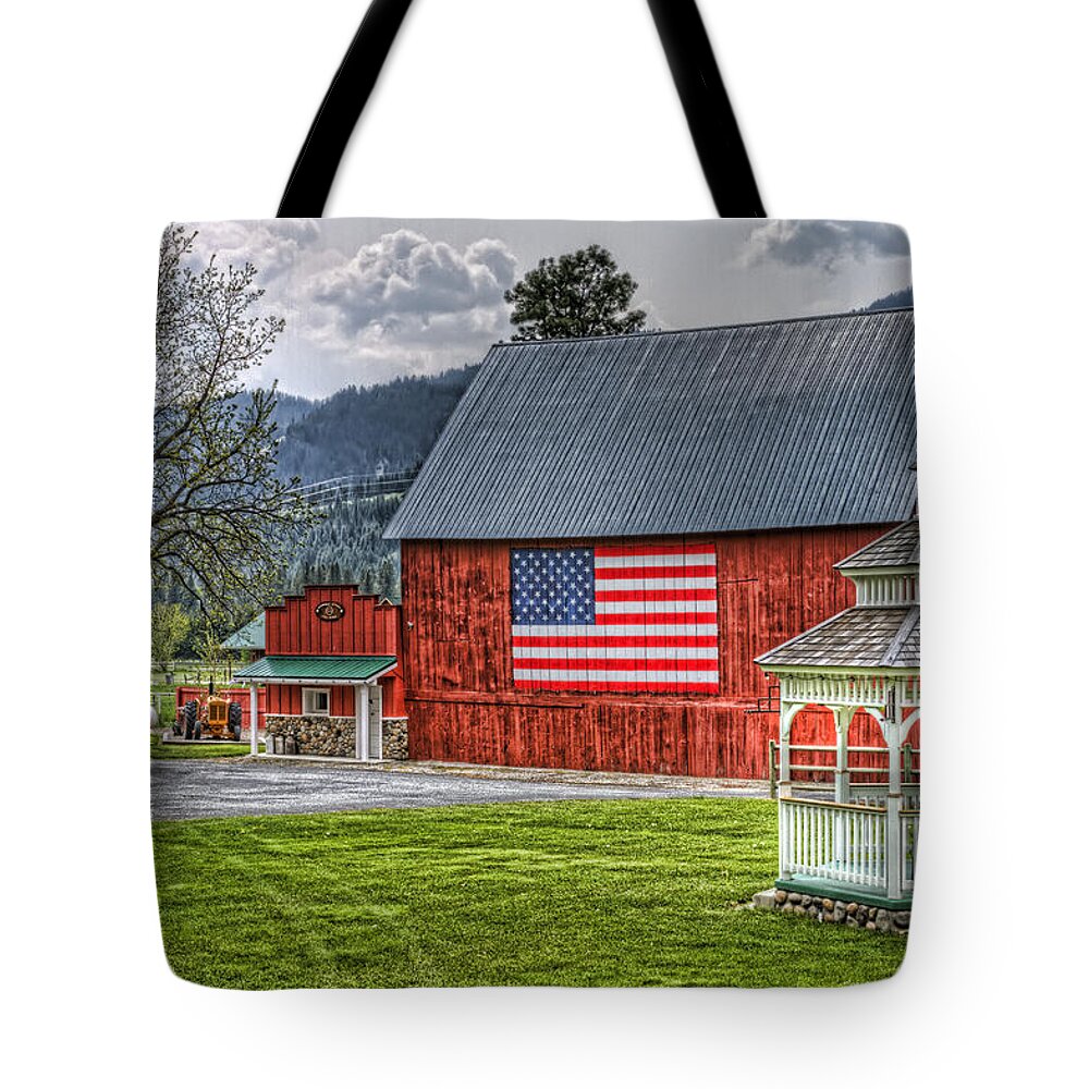 Hdr Tote Bag featuring the photograph Feeling Patriotic by Brad Granger