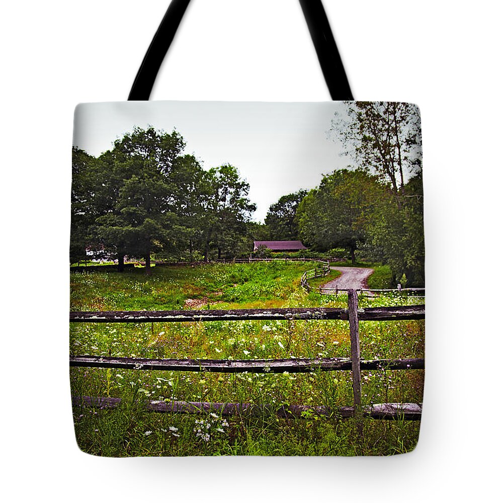 Flowers Tote Bag featuring the photograph Field of Flowers 3 by Madeline Ellis