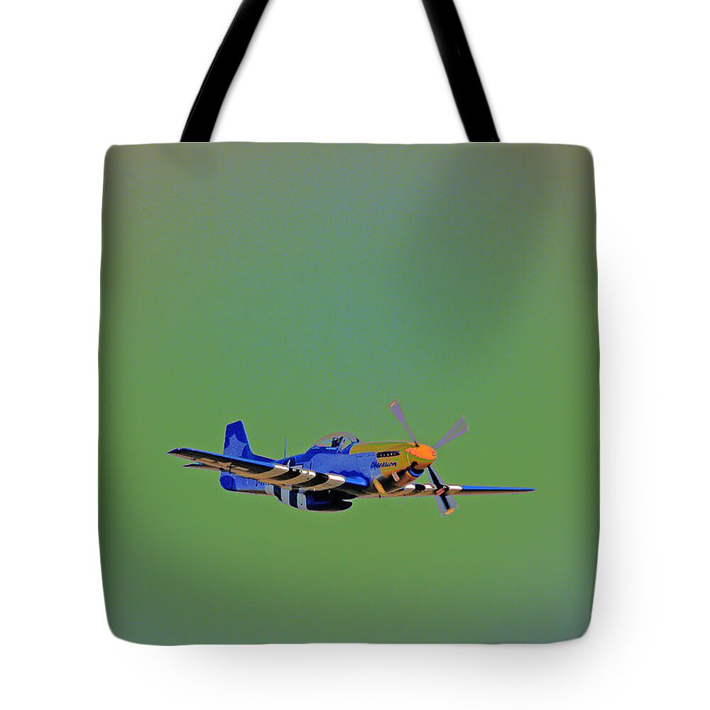 Aviation Tote Bag featuring the photograph Flying Colors by Karol Livote