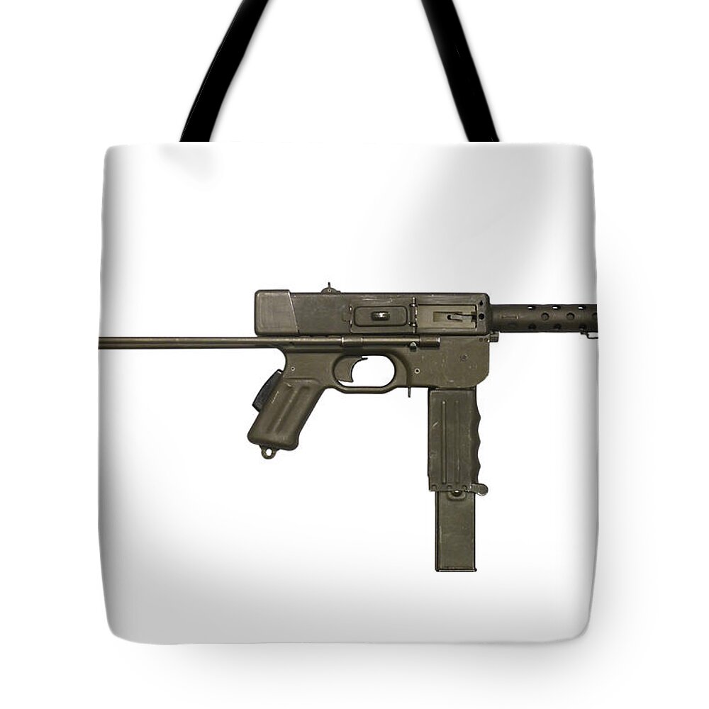 French Mat 49 Submachine Gun Tote Bag For Sale By Andrew Chittock