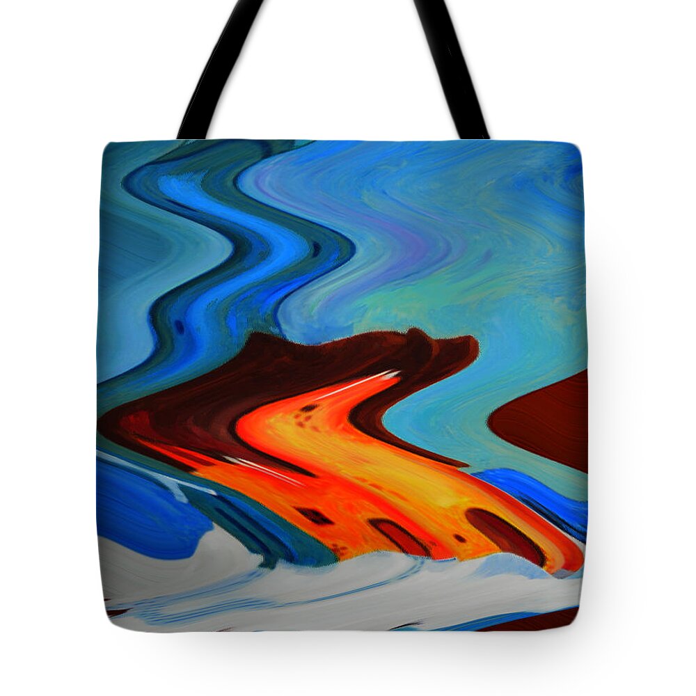 Colette Tote Bag featuring the painting From Here to There by Colette V Hera Guggenheim