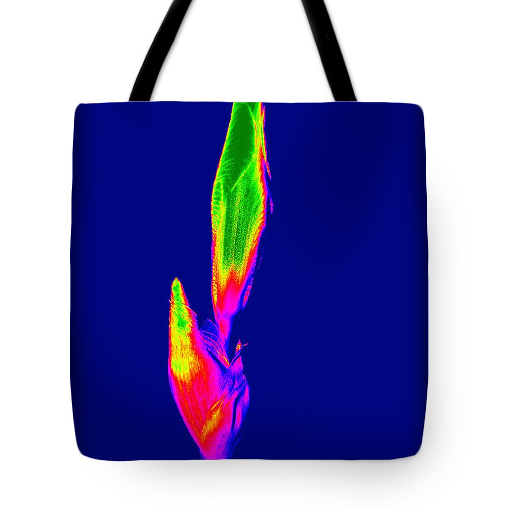 Computer Generated Photo Tote Bag featuring the photograph Glow Buds by Kim Galluzzo