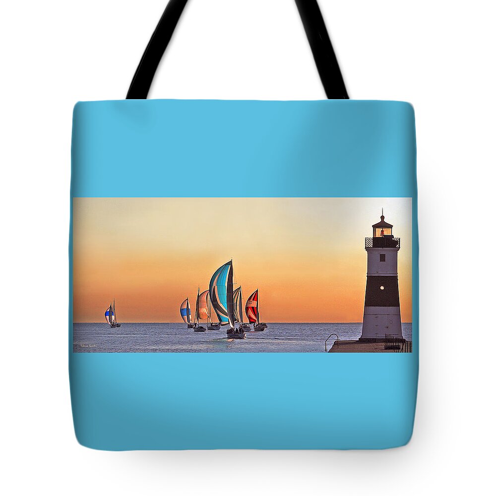 Sunrise Tote Bag featuring the photograph Good Morning by Rebecca Samler