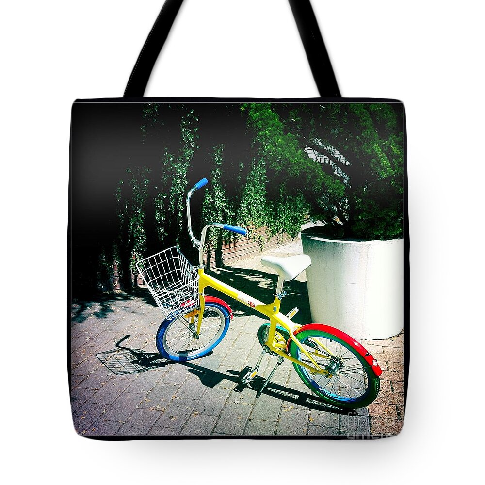 Google Tote Bag featuring the photograph Google Mini Bike by Nina Prommer