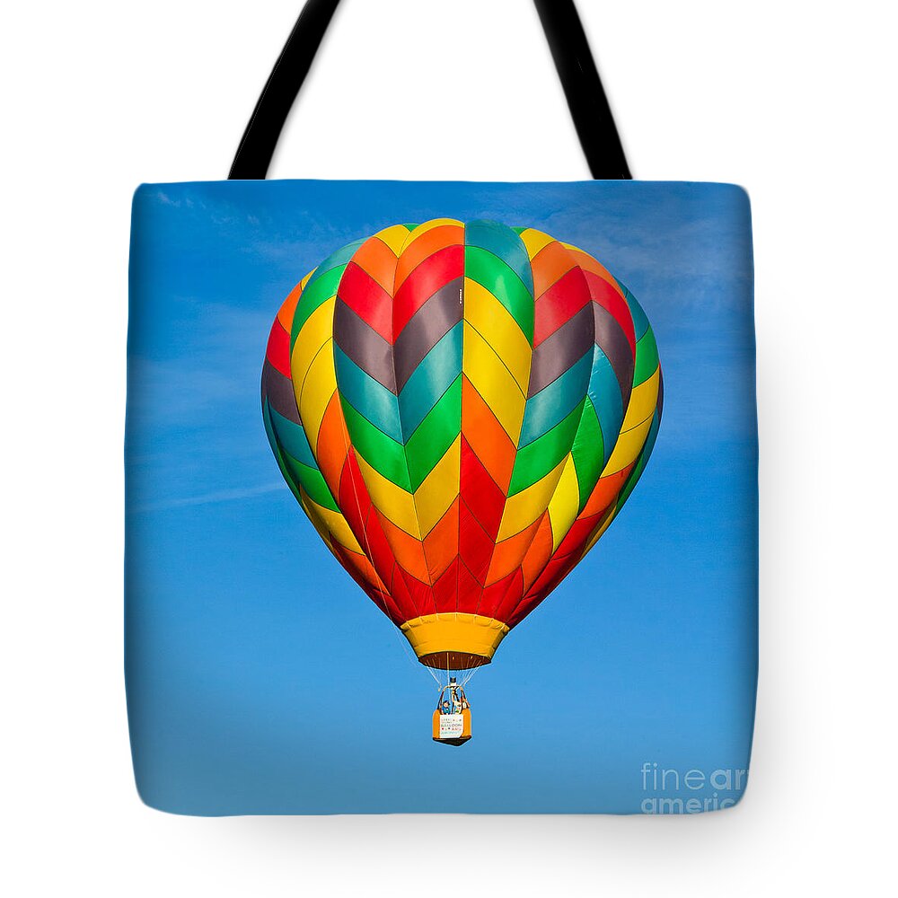 Hot Air Balloon Tote Bag featuring the photograph Great Reno Balloon Race by L J Oakes
