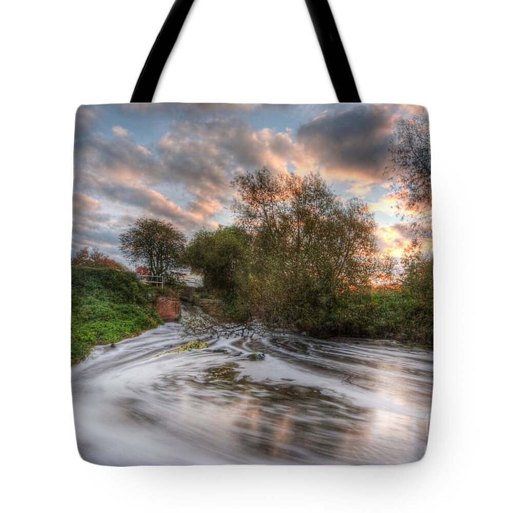 Hdr Tote Bag featuring the photograph Gush Forth 2.0 by Yhun Suarez