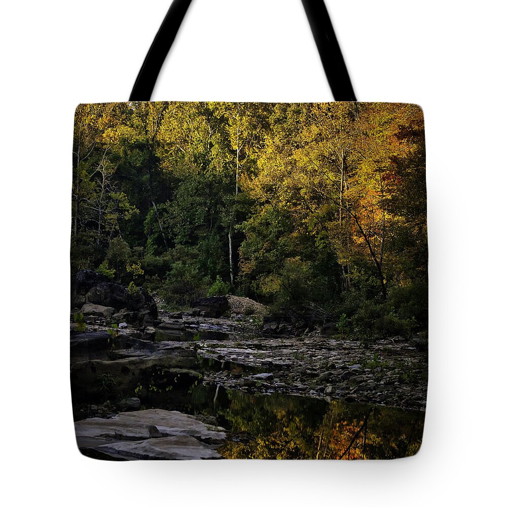 Fall Color Tote Bag featuring the photograph Hailstone Sunrise 2 by Michael Dougherty