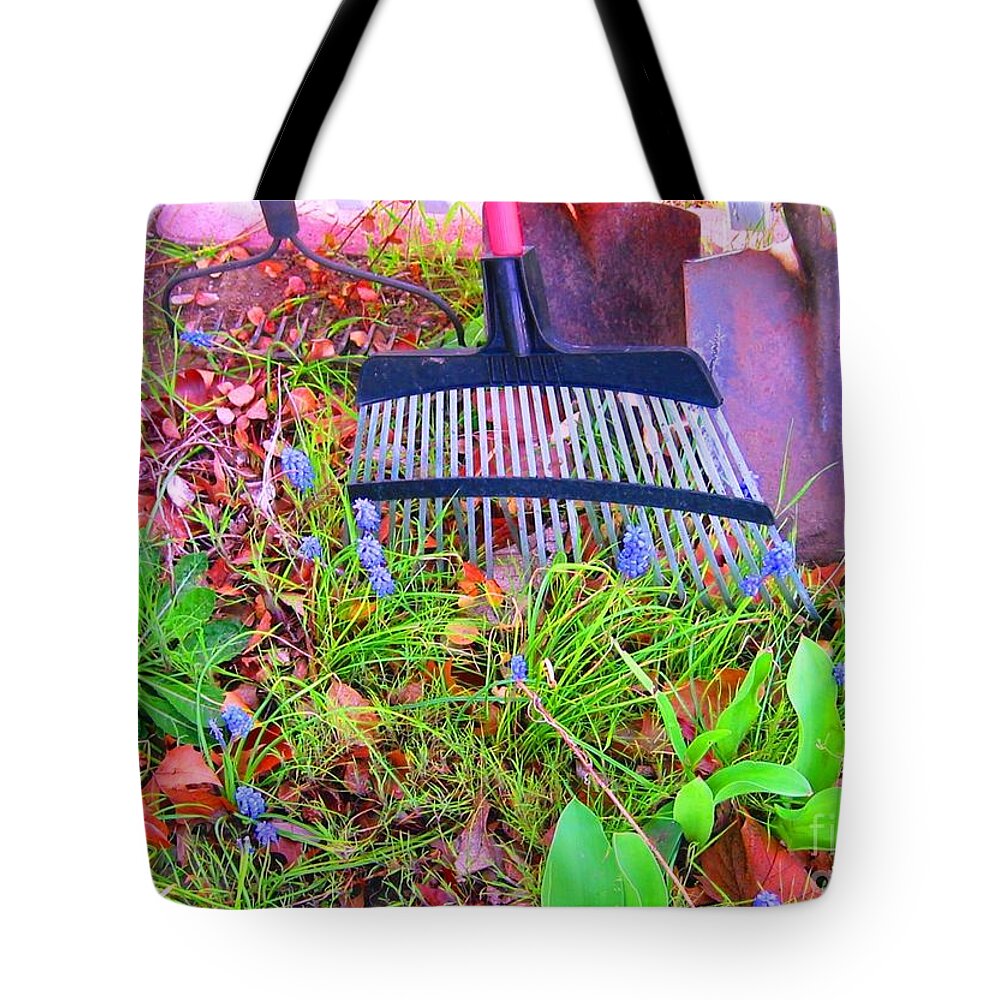 Garden Tote Bag featuring the photograph Happy Spring II by Ann Johndro-Collins