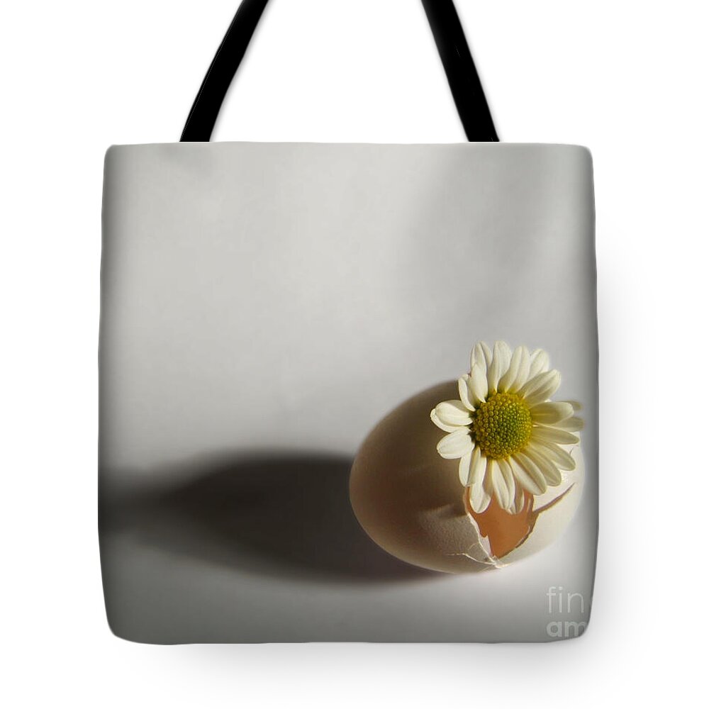 Artoffoxvox Tote Bag featuring the photograph Hatching Flower Photograph by Kristen Fox