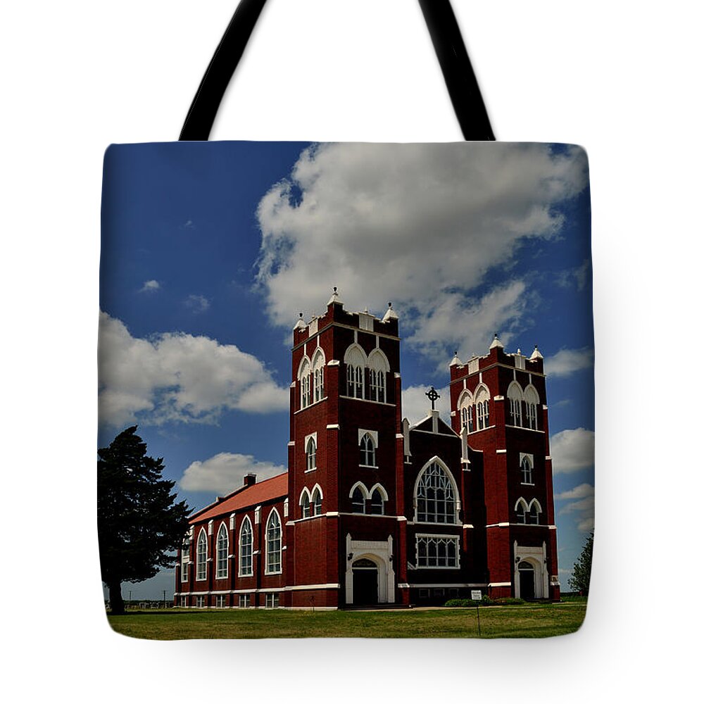 Church Tote Bag featuring the photograph Heavenly Sky by Brian Duram