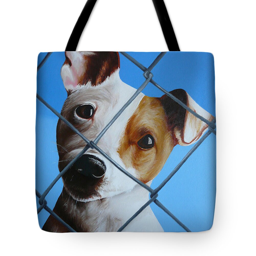 Pet Tote Bag featuring the painting Help Release Me VI by Vic Ritchey