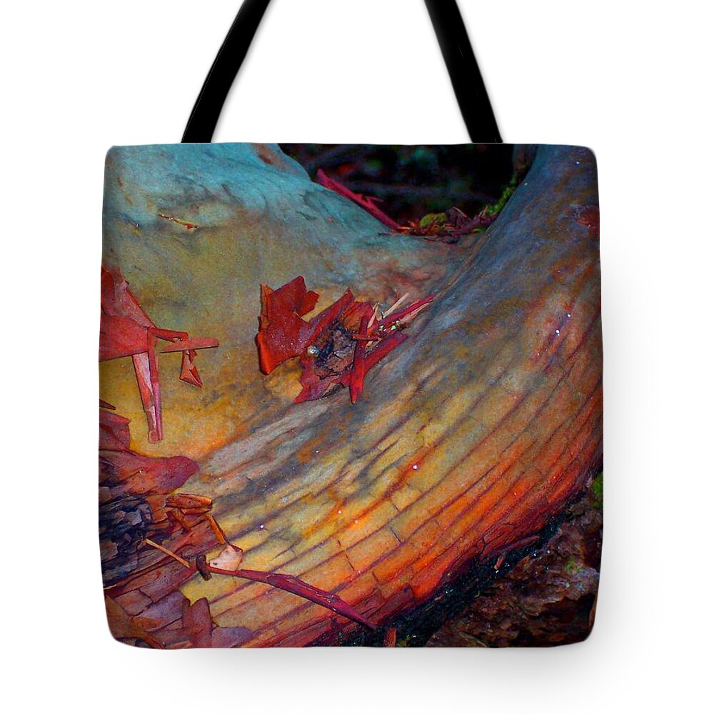 Nature Tote Bag featuring the digital art Here and Now by Richard Laeton