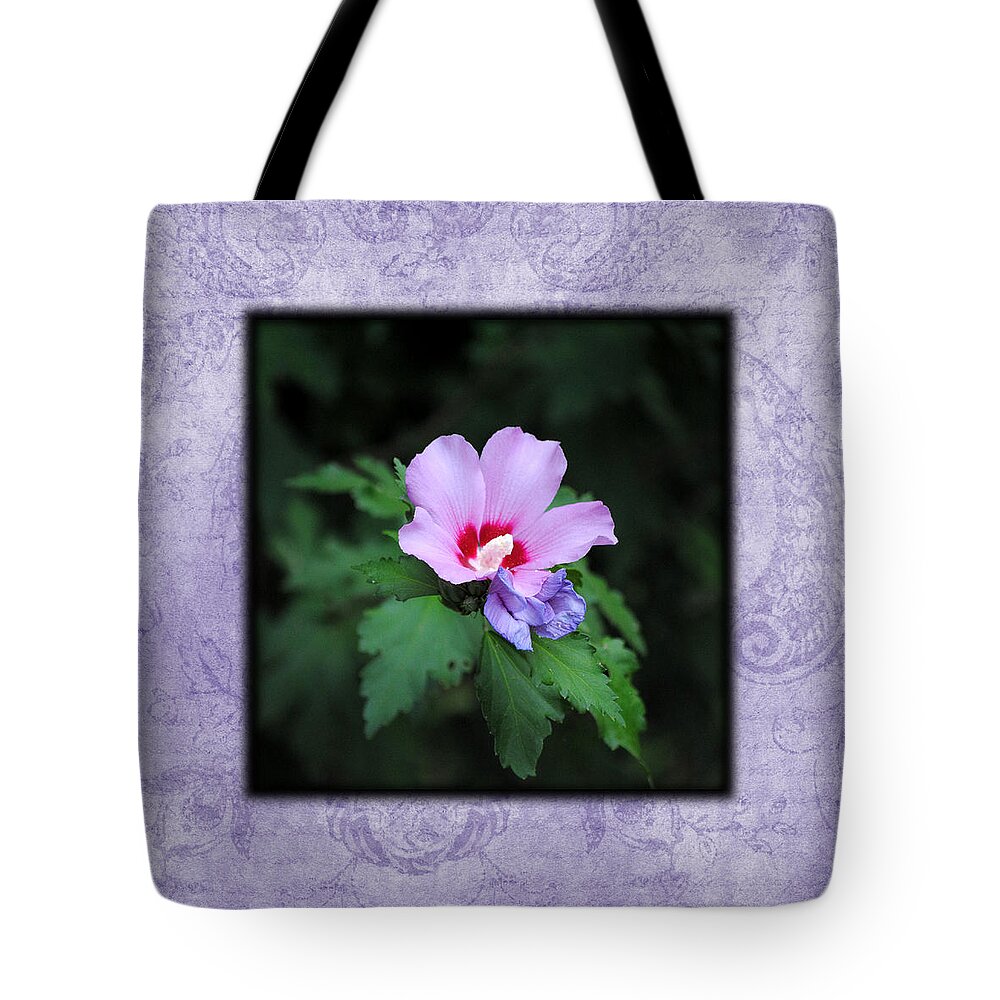 Hibiscus Tote Bag featuring the photograph Hibiscus I Photo Square by Jai Johnson