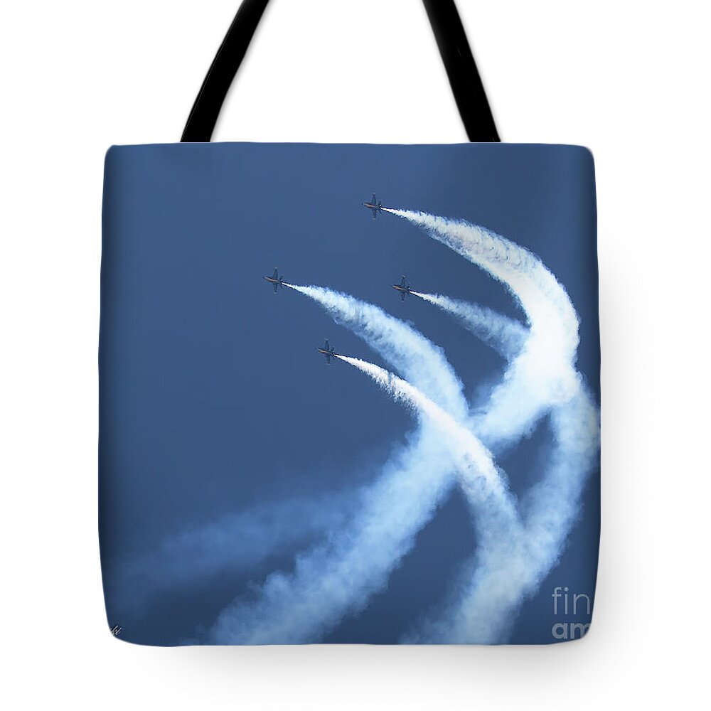 Airshow Tote Bag featuring the photograph High Curve by Sue Karski