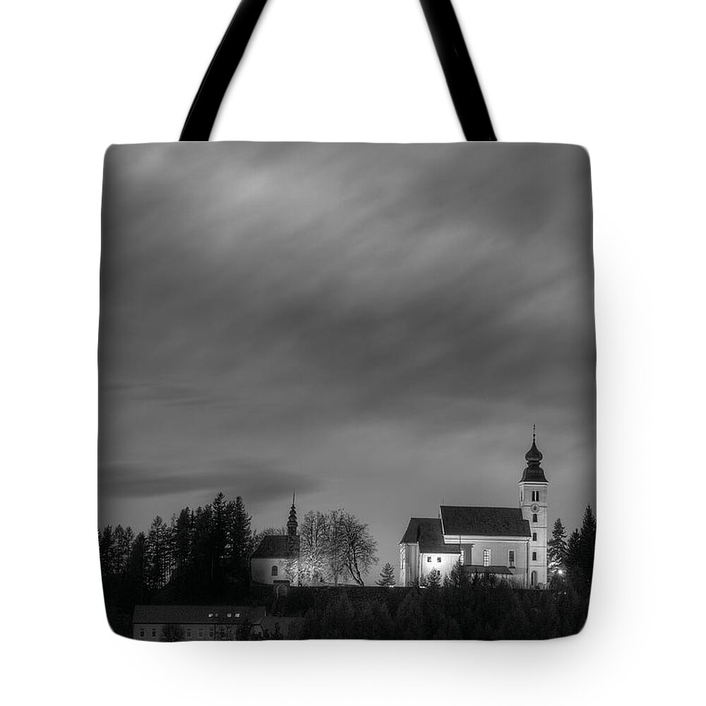 Church Tote Bag featuring the photograph Holy Spirit Church by Ivan Slosar