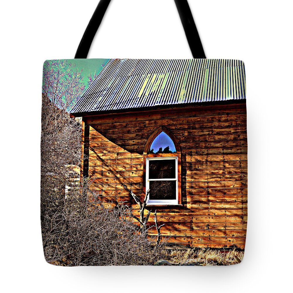 Chapel Tote Bag featuring the photograph I Do Thee Wed by Diane montana Jansson