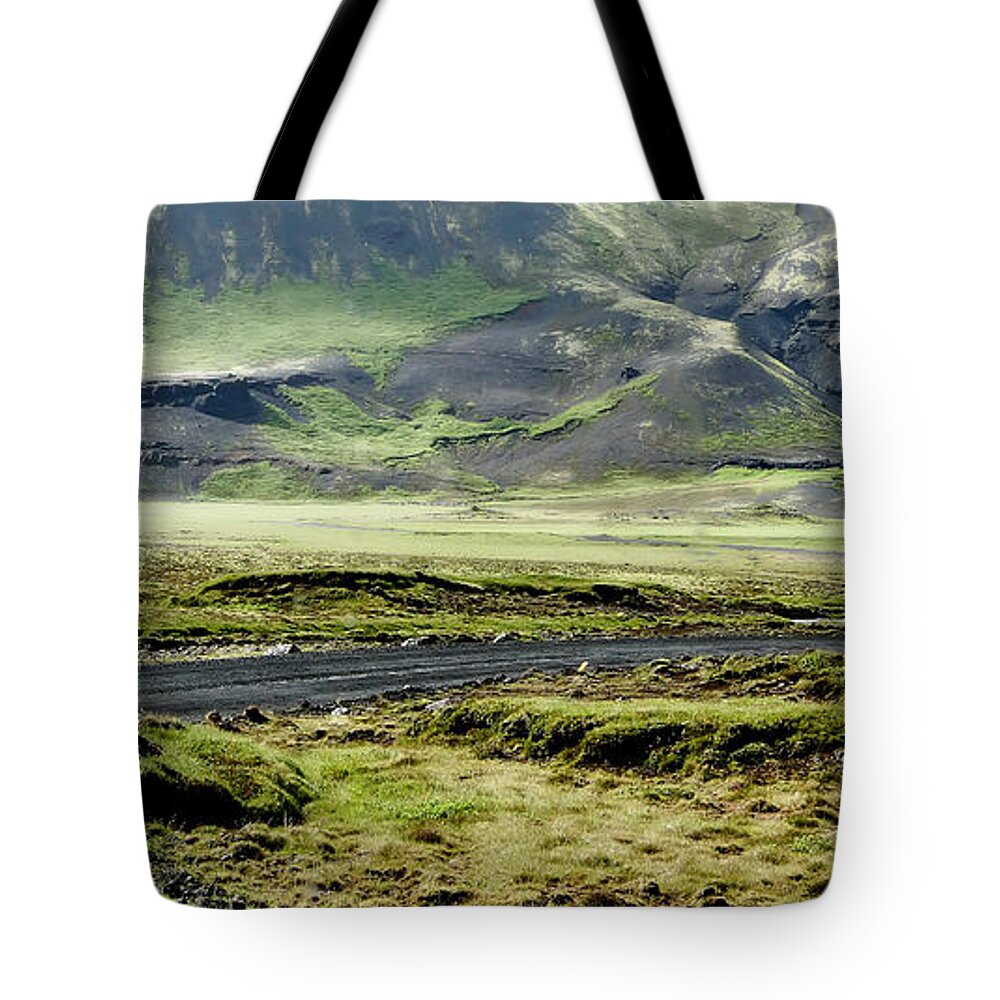Landscape Tote Bag featuring the photograph Icelandic Landscape by KG Thienemann