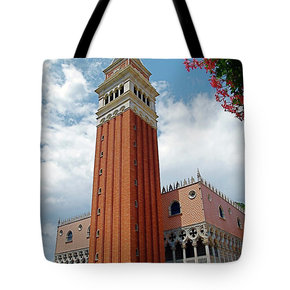 St Mark Tote Bag featuring the photograph Italy in Orlando by Nora Martinez