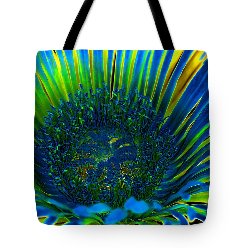 Ive Got The Blues Tote Bag featuring the photograph I've Got the Blues by Mariola Bitner