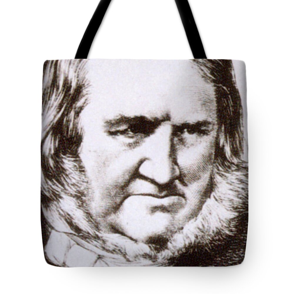 Science Tote Bag featuring the photograph James Young Simpson, Scottish Physician by Science Source