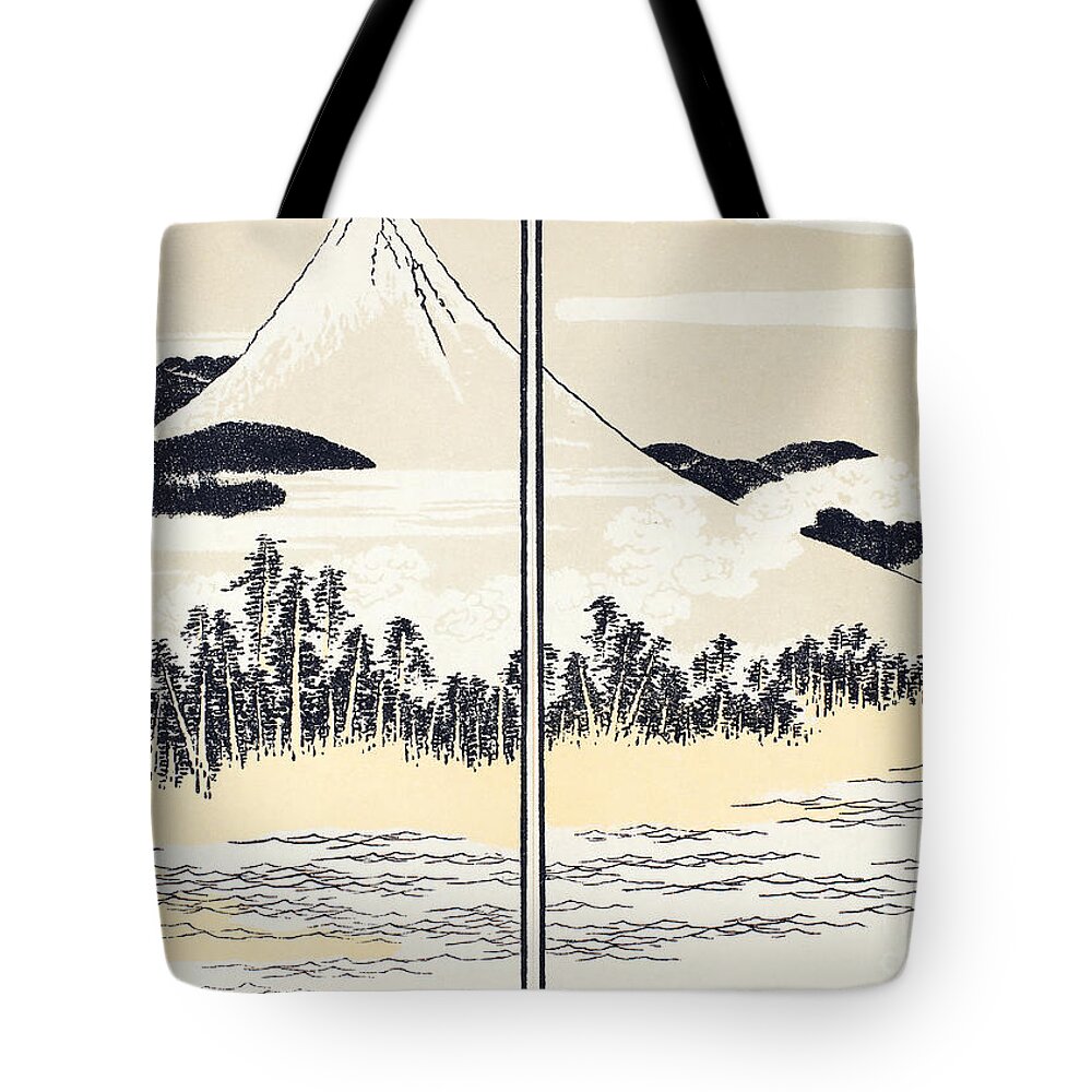 1816 Tote Bag featuring the photograph Japan: Mount Fuji by Granger