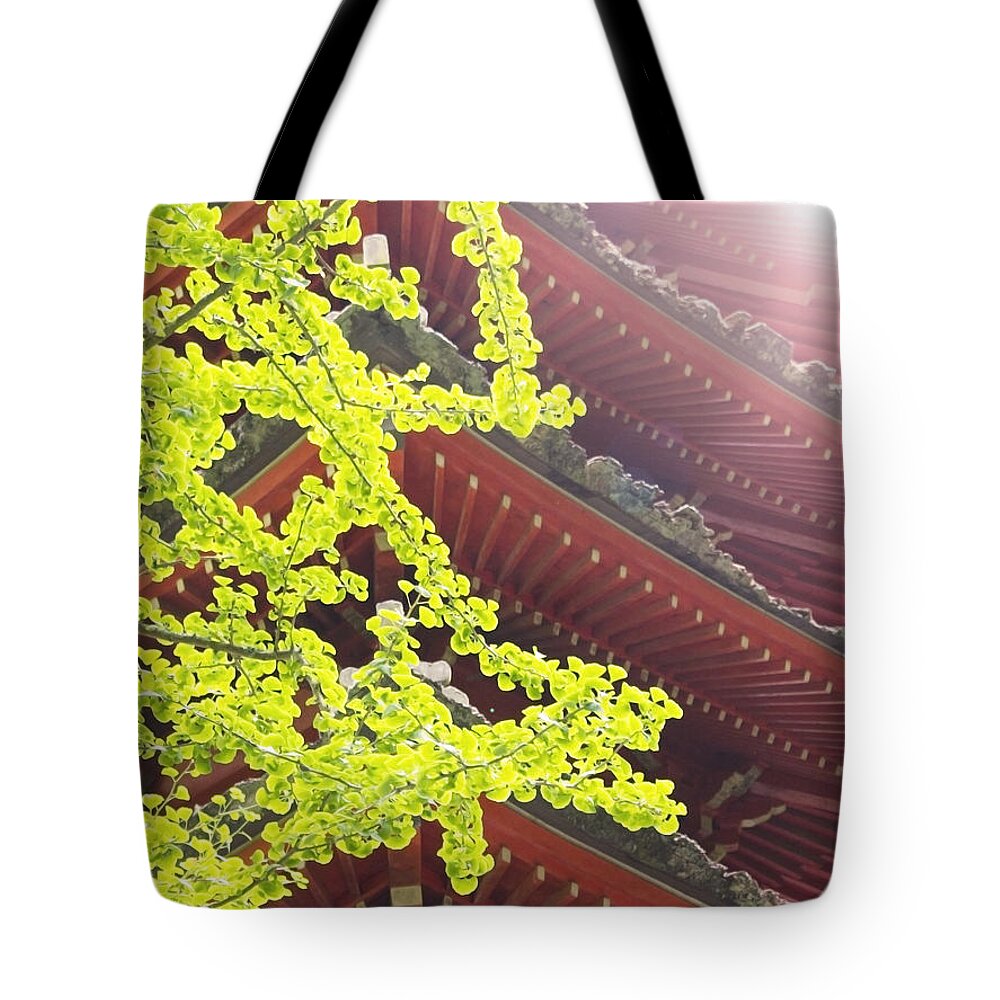 Japanese Tote Bag featuring the photograph Japanese Tea Garden by Cindy Garber Iverson