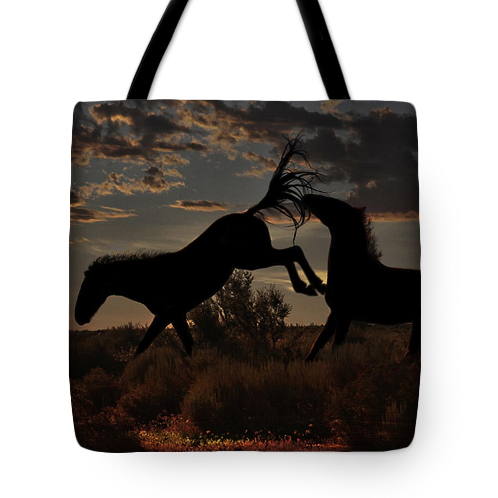 Animal Tote Bag featuring the photograph Kick by Tammy Espino