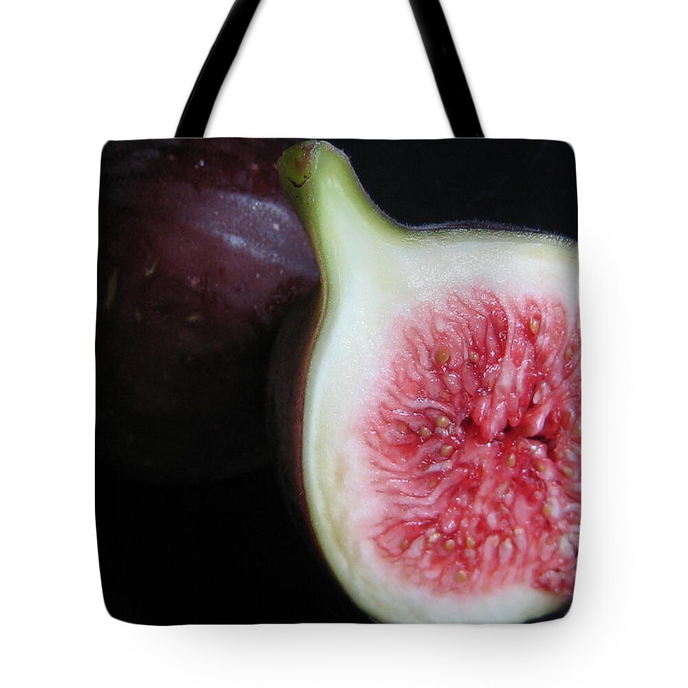 Fig Tote Bag featuring the photograph Kitchen - Garden - Forbidden Fruit by Susan Carella