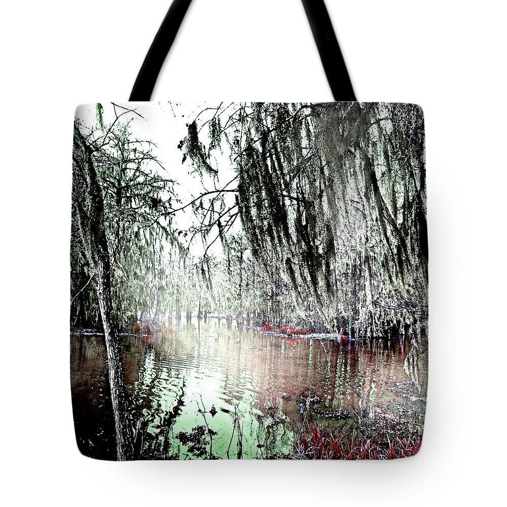 Swamp Tote Bag featuring the photograph Lake Martin Swamp by Lizi Beard-Ward