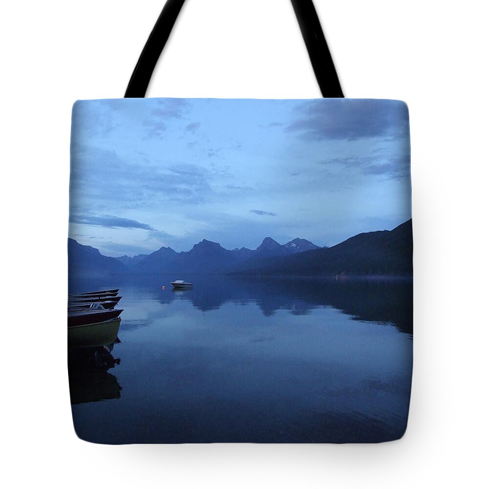 Lake Mcdonald Tote Bag featuring the photograph Lake McDonald by Marie-Claire Dole