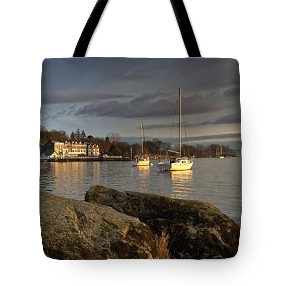 Boat Tote Bag featuring the photograph Lake Windermere Ambleside, Cumbria by John Short