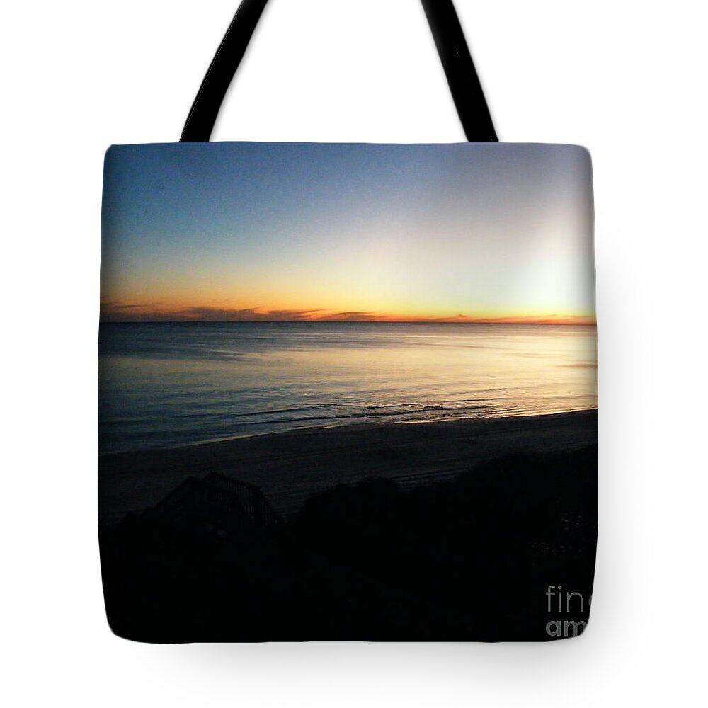 Sunset Tote Bag featuring the photograph Last of the Day by Lizi Beard-Ward