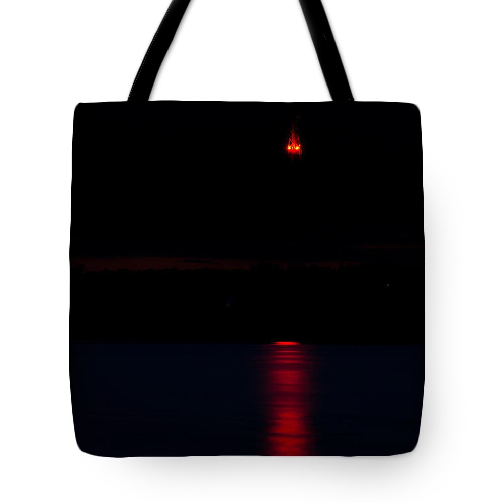 Lights Tote Bag featuring the photograph Lights in the Night by Michael Goyberg