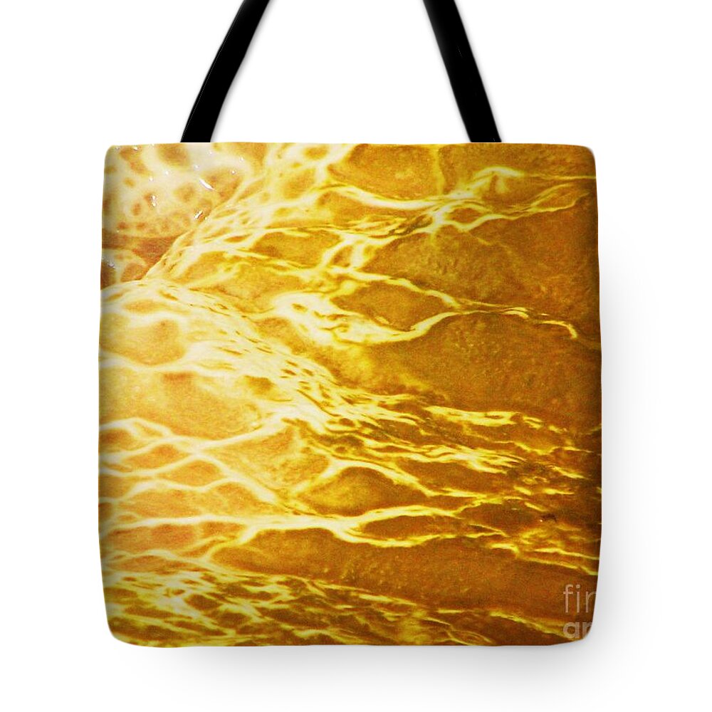 Hot Mud Tote Bag featuring the photograph Liquid Mud by Michele Penner