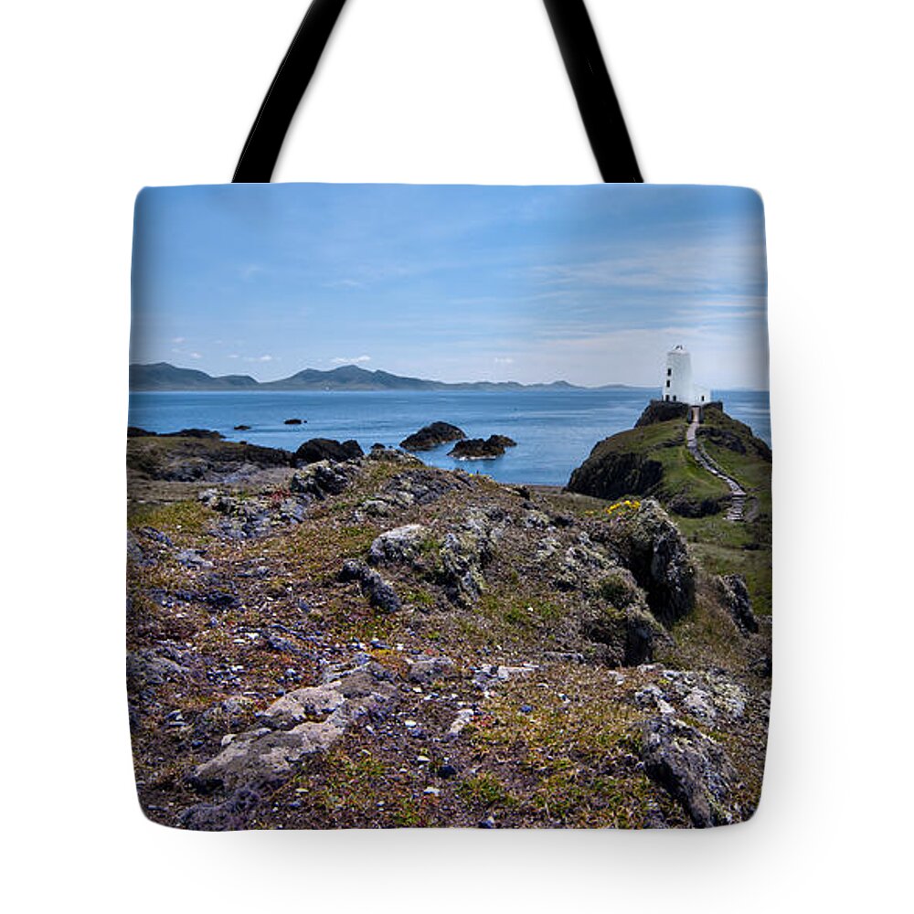 Wales Tote Bag featuring the photograph Llanddwyn Island by Meirion Matthias