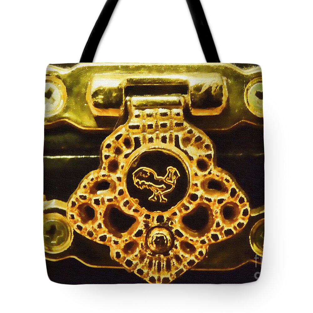 Lock Tote Bag featuring the photograph Lock me up by Nora Martinez
