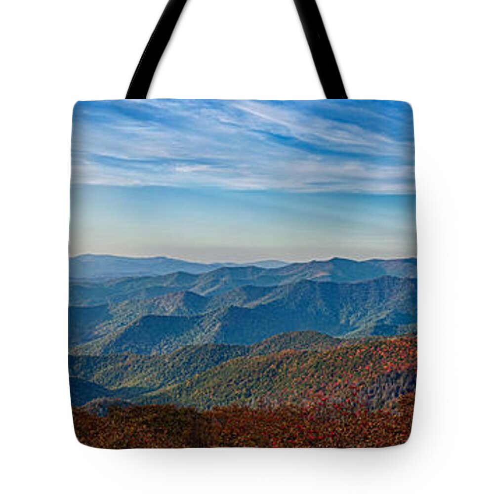 Autumn Tote Bag featuring the photograph Looking North by Joye Ardyn Durham