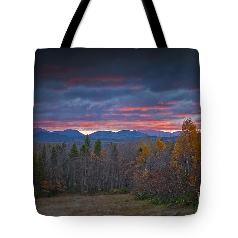 Maine Tote Bag featuring the photograph Moosehead Sunset by Alana Ranney