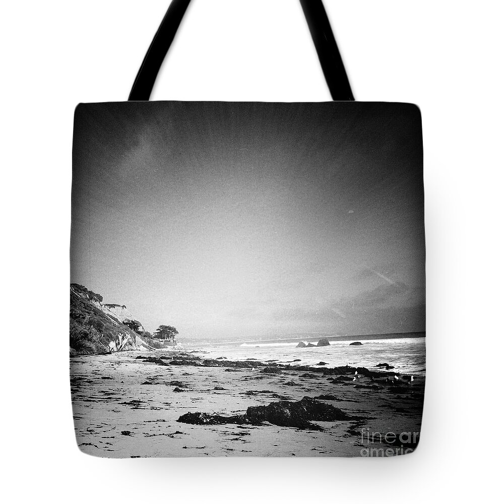 Malibu Tote Bag featuring the photograph Malibu Peace and Tranquility by Nina Prommer