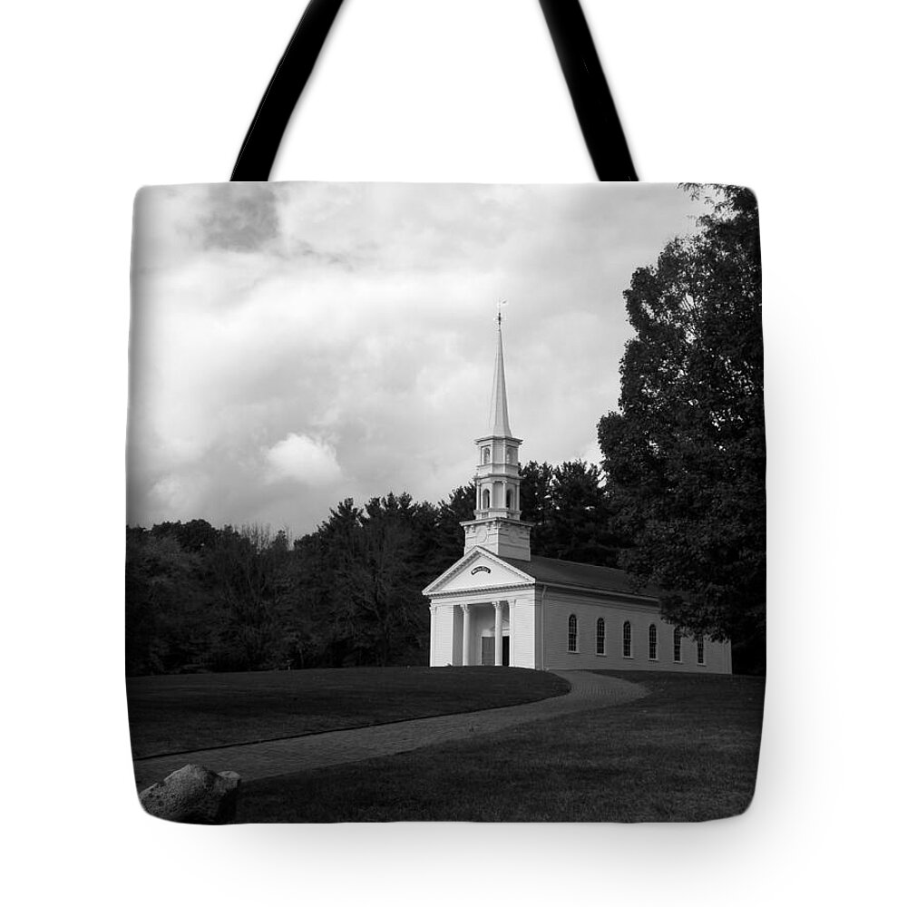 Martha Tote Bag featuring the photograph Martha Mary Chapel USA by Kim Galluzzo Wozniak