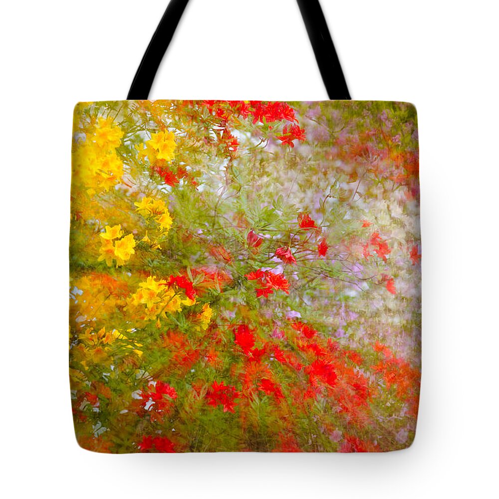 Painterly Tote Bag featuring the photograph May Impression by Bobbie Climer