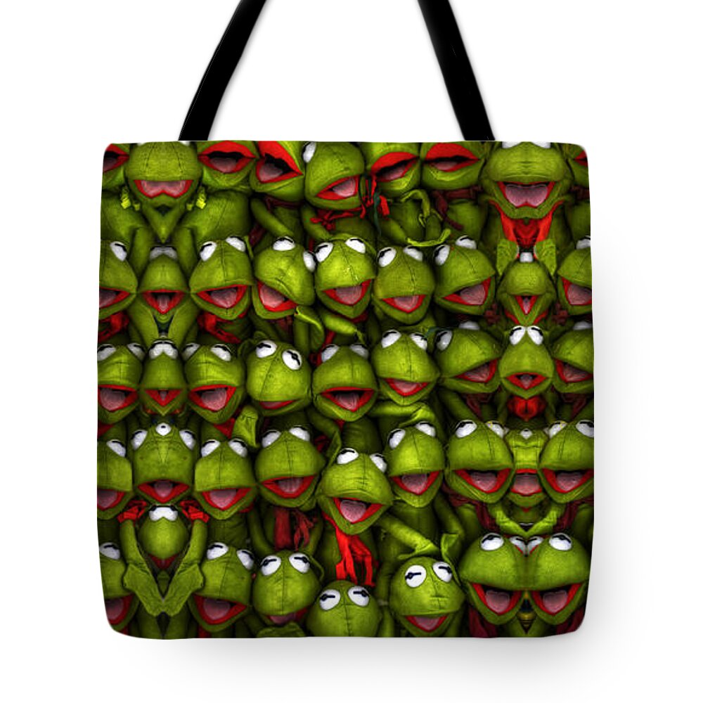 Fair Tote Bag featuring the photograph Meet the Froggers by Wayne Sherriff