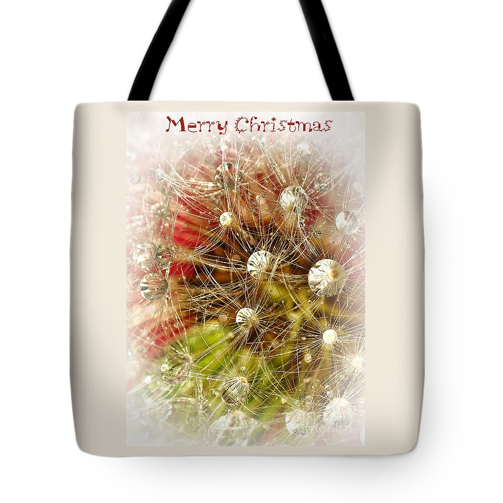 Photography Tote Bag featuring the photograph Merry Christmas by Kaye Menner