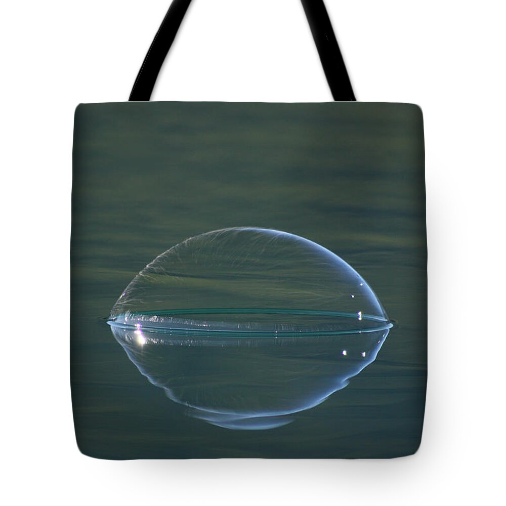 Bubble Tote Bag featuring the photograph Mid Pop by Cathie Douglas