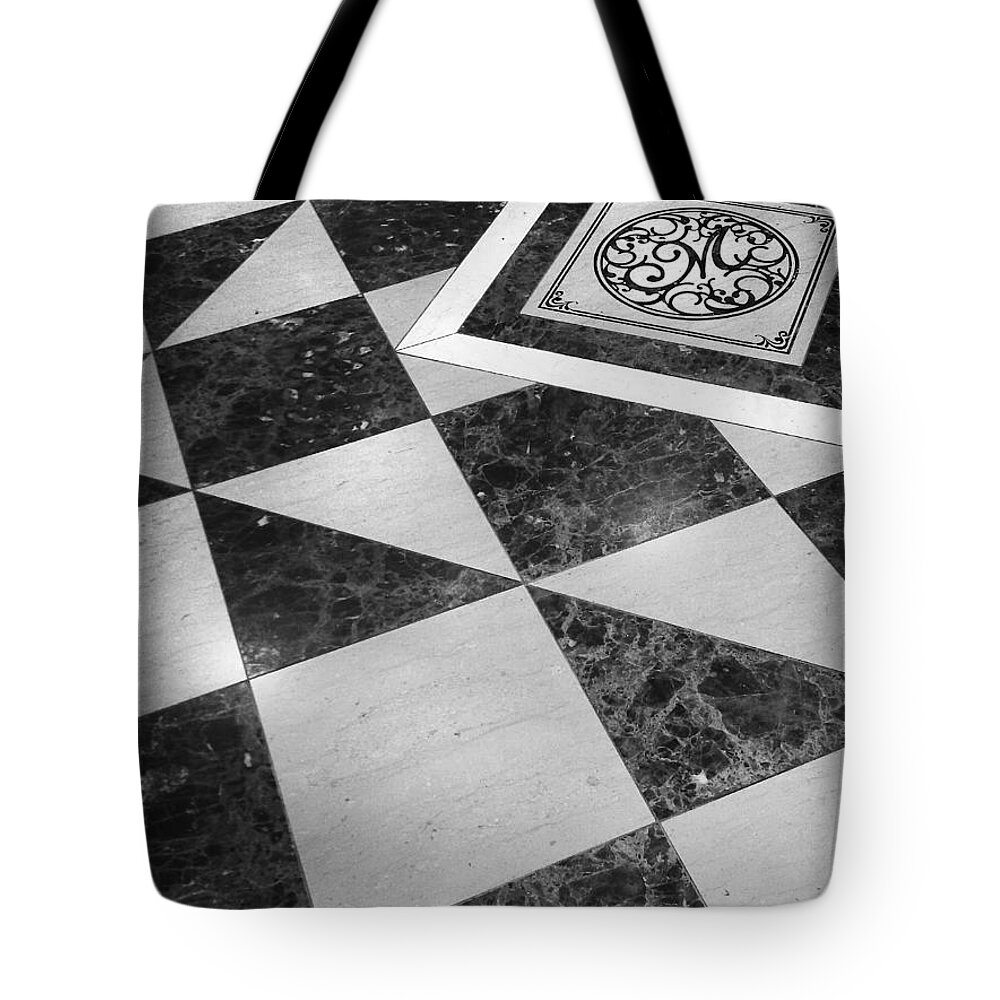 Floor Tote Bag featuring the photograph Mind Your Steps by Eena Bo