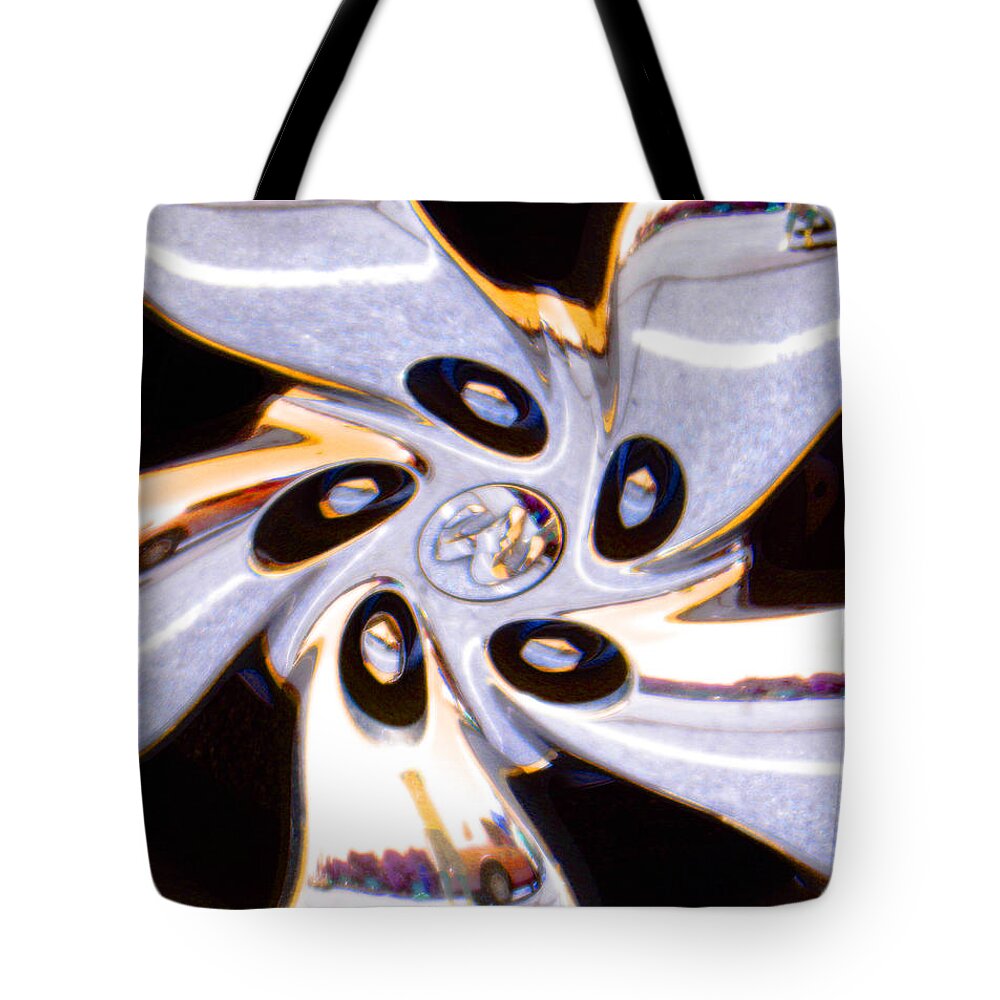 Abstract Tote Bag featuring the photograph Mini-Self Portraits by Lenore Senior