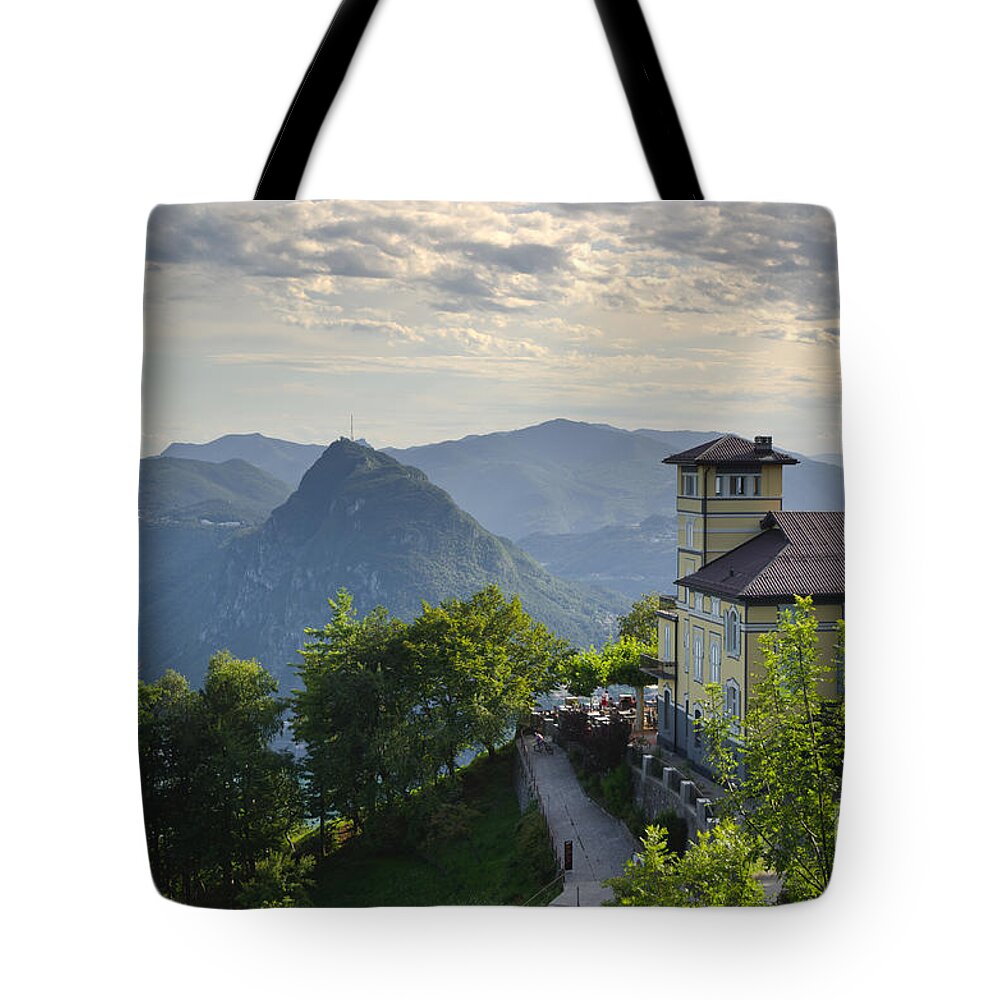 House Tote Bag featuring the photograph Mountain bre by Mats Silvan