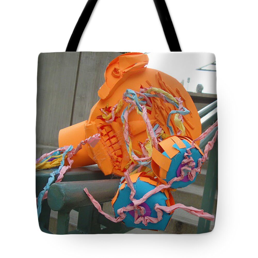 Wrongful Imprisonments Tote Bag featuring the sculpture Murdered Truth by Kenneth James