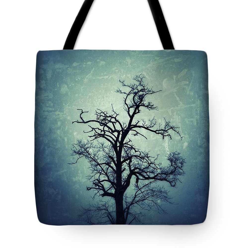 Tree Tote Bag featuring the photograph My Darkest Hour In The Night... by Marianna Mills